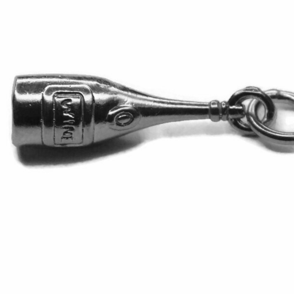 Wine Charm Pendant .925 Sterling Silver - Picture 4 of 6